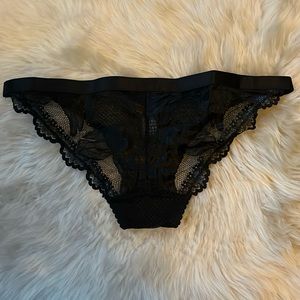 NWOT HEIDI KLUM INTIMATES Black Brief in Medium